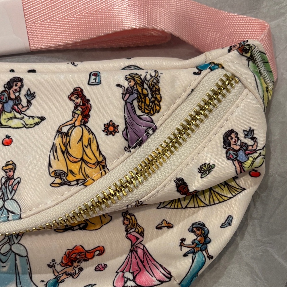 Stoney Clover Lane Disney Princess Crossbody Bag - Cream and Pink-Firm price. - Picture 4 of 10